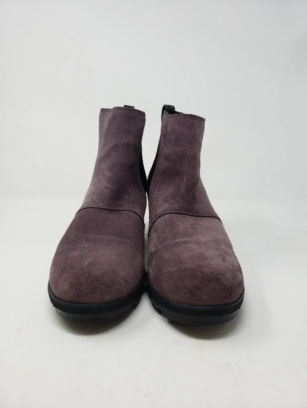 Sorel Joan Of Arctic Wedge II Chelsea Bootie NL3343-574 Purple Sage Size 12